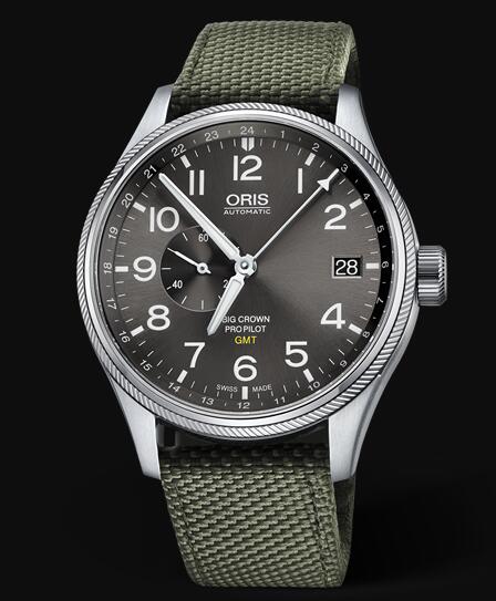 Oris Aviation Big Crown Pointer GMT SMALL SECOND 45mm Replica Watch 01 748 7710 4063-07 5 22 14FC